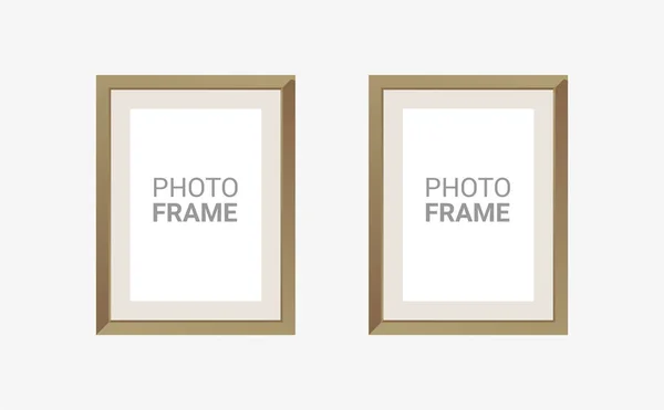 Vector Photo Frame Design Template — Stock Vector