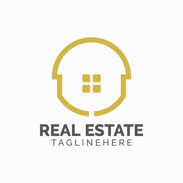 Real Estate Logo Template — Stock Vector