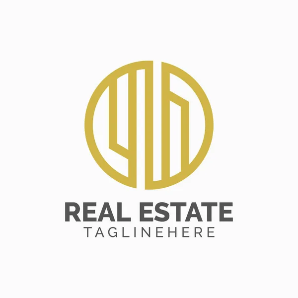 Real Estate Logo Template — Stock Vector