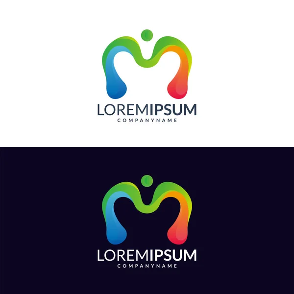 Kreative Vorlage Für Modernes Logo Design — Stockvektor