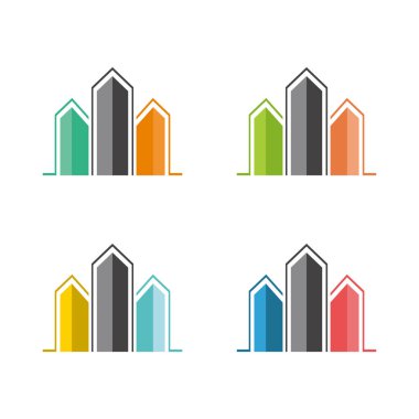 Modern gayrimenkul Logo şablonu