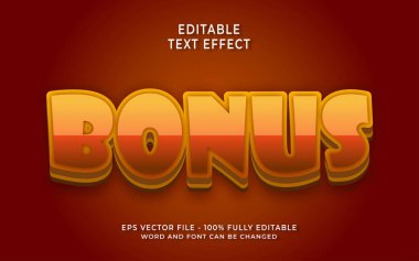Bonus düzenlenebilir TEXT Efekti