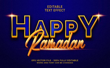 Mutlu Ramazan Düzenlenebilir metin efektleri