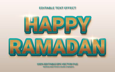 Mutlu Ramazan Düzenlenebilir metin efektleri