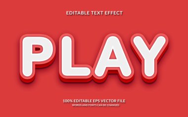 play Editable Text Effect