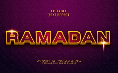ramadan Editable Text Effect