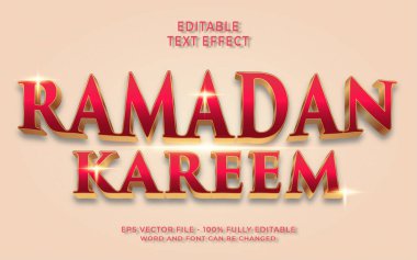 ramadan Editable Text Effect