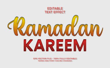 ramadan Editable Text Effect