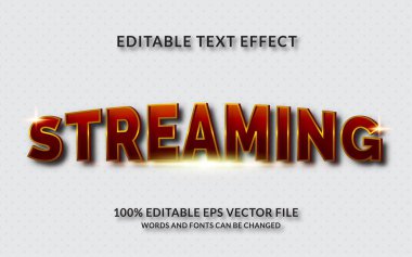 streaming Editable Text Effect