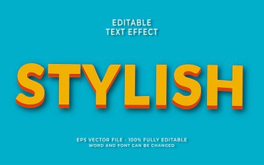 stylish Editable Text Effect