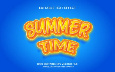 summer time Editable Text Effect