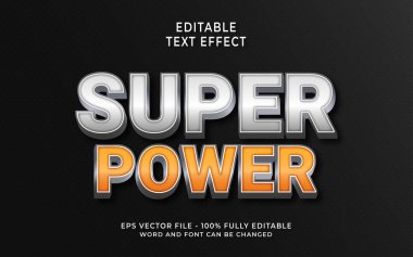 super power Editable Text Effect