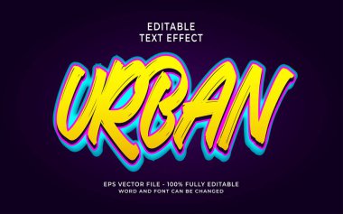 urban Editable Text Effect