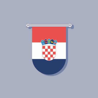 FLAGIllustration of Croatia flag Template 15