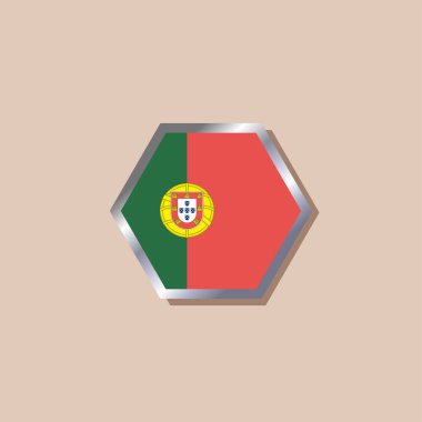Illustration of Portugal flag Template