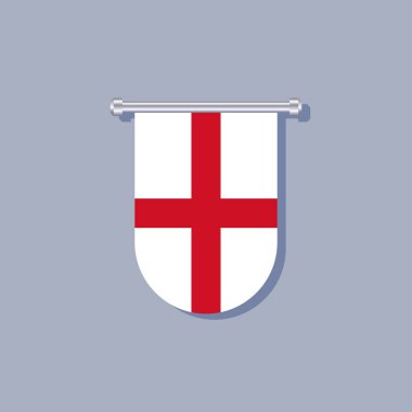 Illustration of England flag Template