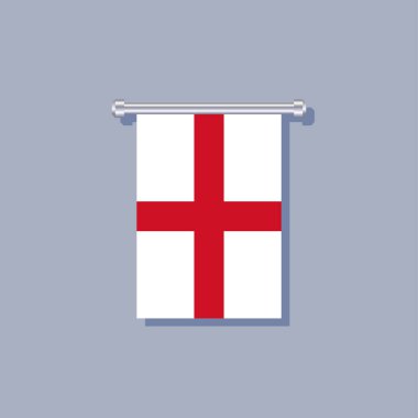 Illustration of England flag Template