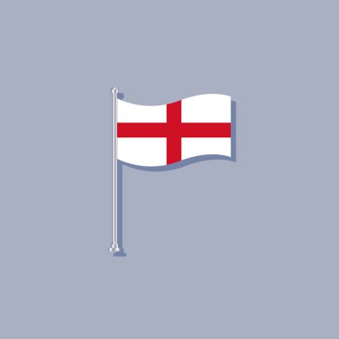 Illustration of England flag Template