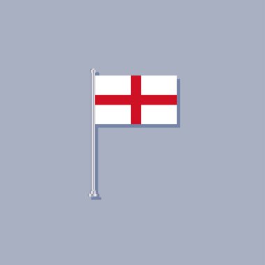 Illustration of England flag Template