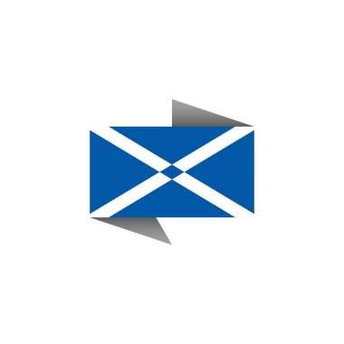 Illustration of Scotland flag Template