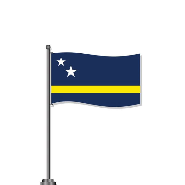 Illustration Curacao Flag Template — Stockový vektor