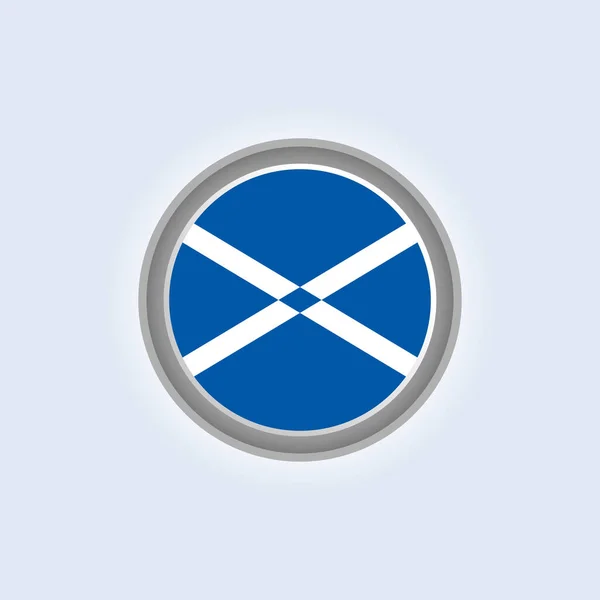 Illustration Scotland Flag Template — ストックベクタ