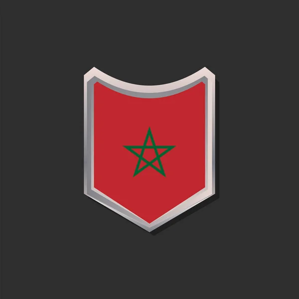 Illustration Morocco Flag Template — Image vectorielle