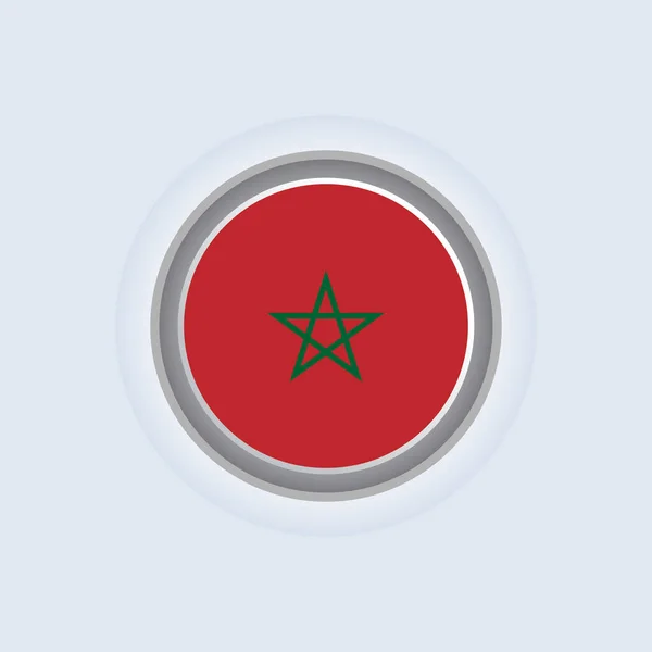 Illustration Morocco Flag Template — Stockvektor