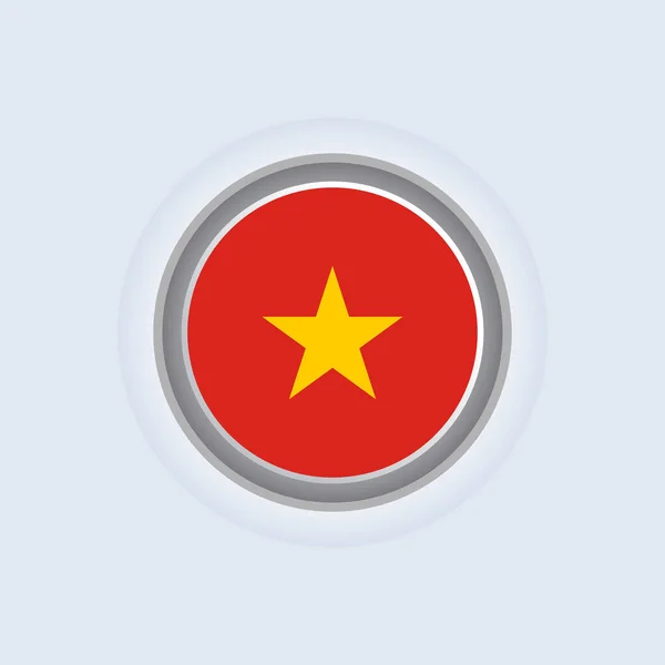 Illustration Vietnam Flag Template — 图库矢量图片