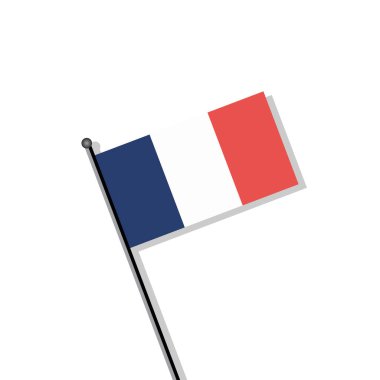 Illustration of France flag Template