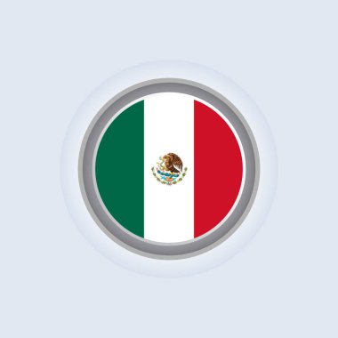 Illustration of Mexico flag Template