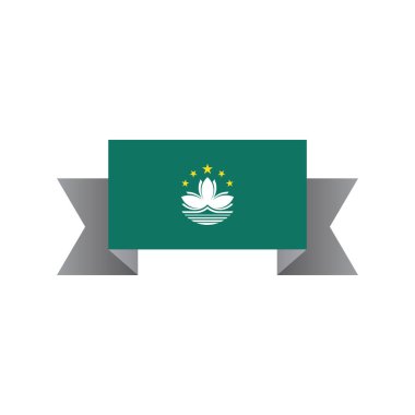 Illustration of Macau flag Template