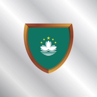 Illustration of Macau flag Template