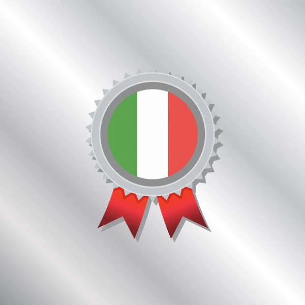 Illustration Italy Flag Template — Image vectorielle