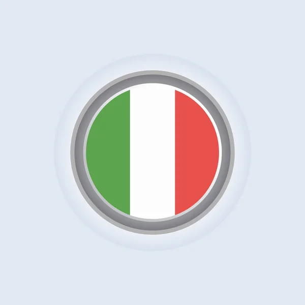 Illustration Italy Flag Template — Wektor stockowy