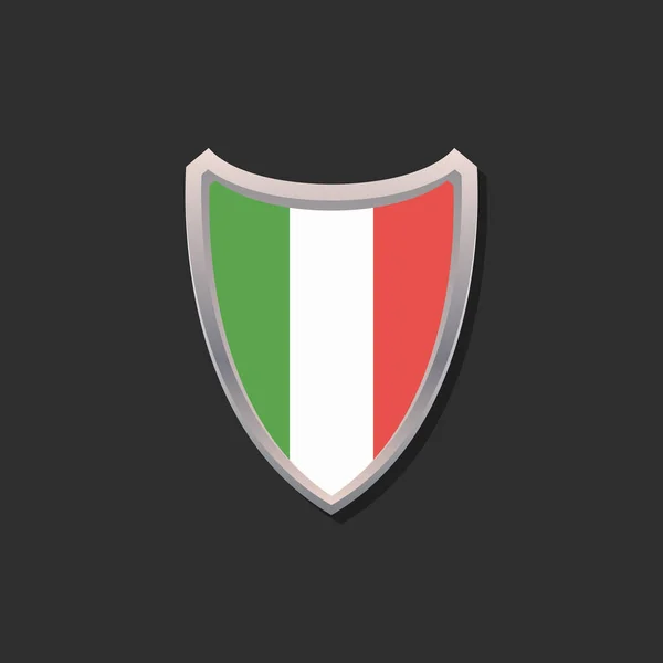 Illustration Italy Flag Template — ストックベクタ