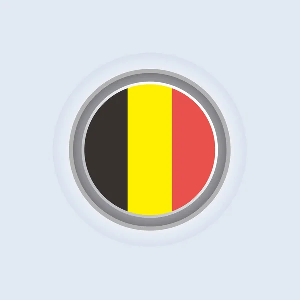 Illustration Belgium Flag Template — Stockvector