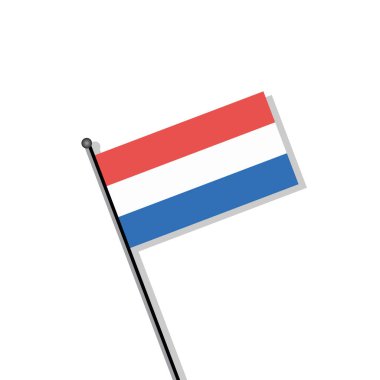 Illustration of Luxembourg flag Template