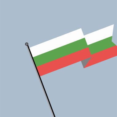 Illustration of Bulgaria flag Template