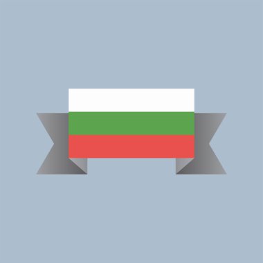 Illustration of Bulgaria flag Template
