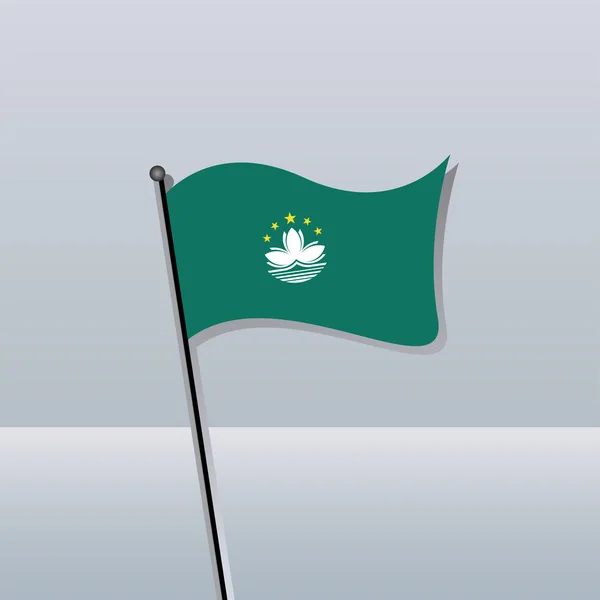 Illustration Macau Flag Template — Archivo Imágenes Vectoriales