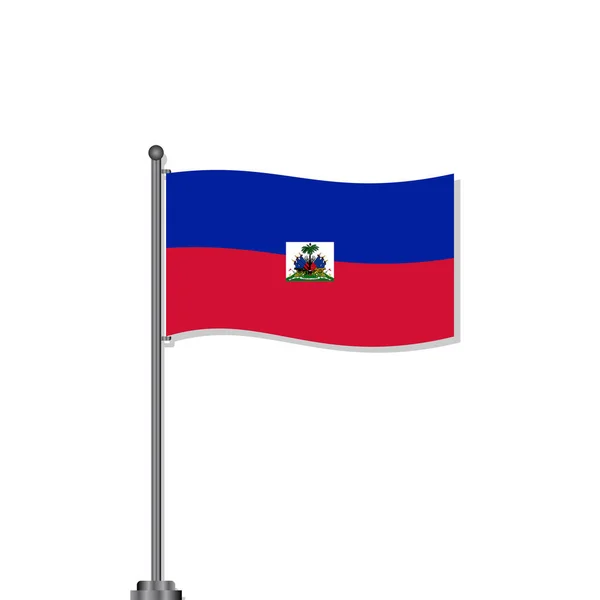 Illustration Haiti Flag Template — Stockvektor
