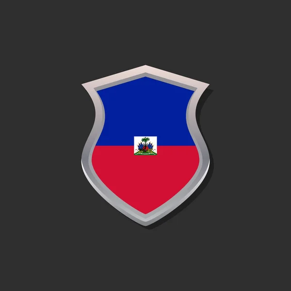 Illustration Haiti Flag Template — 图库矢量图片
