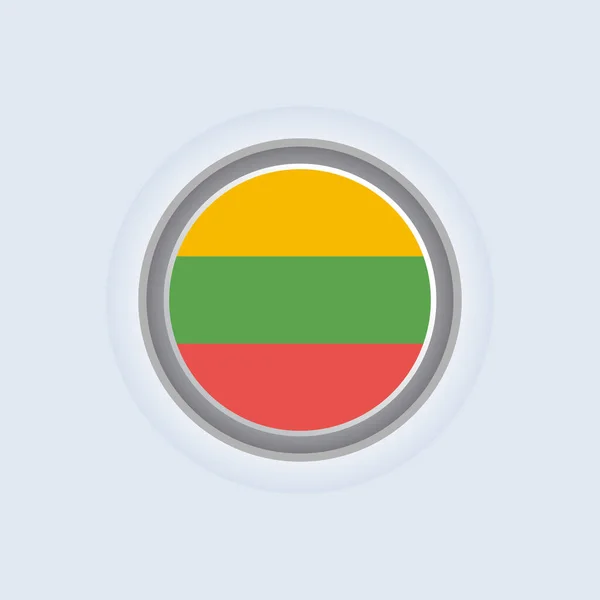 Ілюстрація Прапора Литви — стоковий вектор