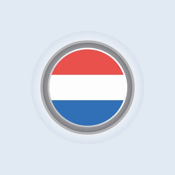 Illustration Luxembourg Flag Template — Stok Vektör