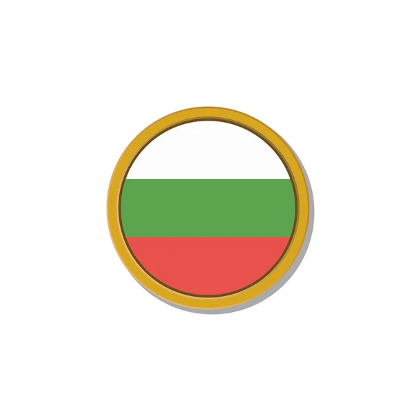 Ілюстрація Прапора Болгарії — стоковий вектор