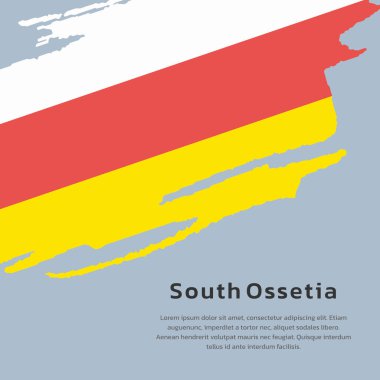 Güney Osetya Bayrak Şablonu