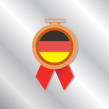 Illustration of Germany flag Template