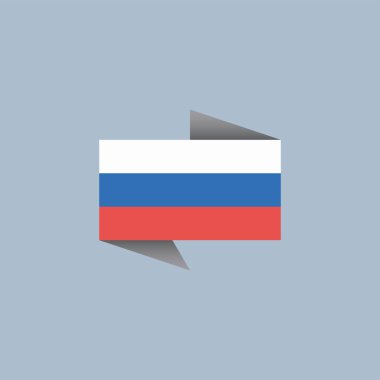 Illustration of Russia flag Template