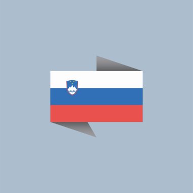 Illustration of Slovenia flag Template